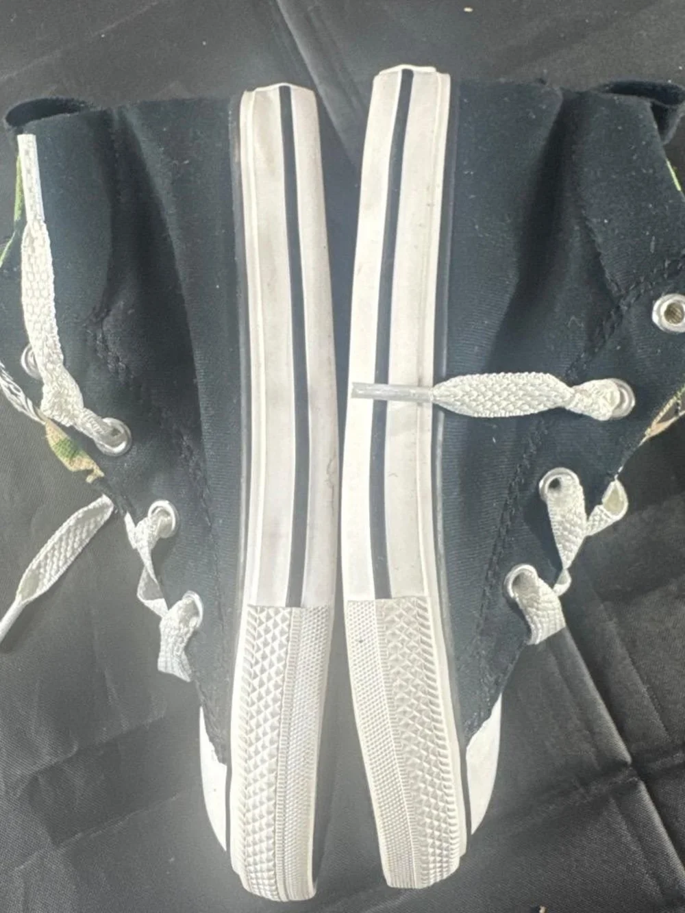 Converse Kids Black and White Low Top Sneakers